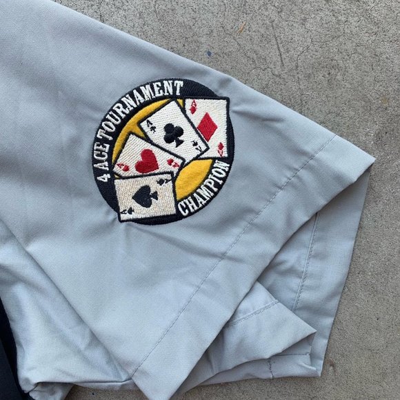 DISNEYLAND RESORT UNISEX BUTTON-DOWN BIG BAD WOLF POKER BOWLER BLOUSE SIZE XL - Picture 2 of 7